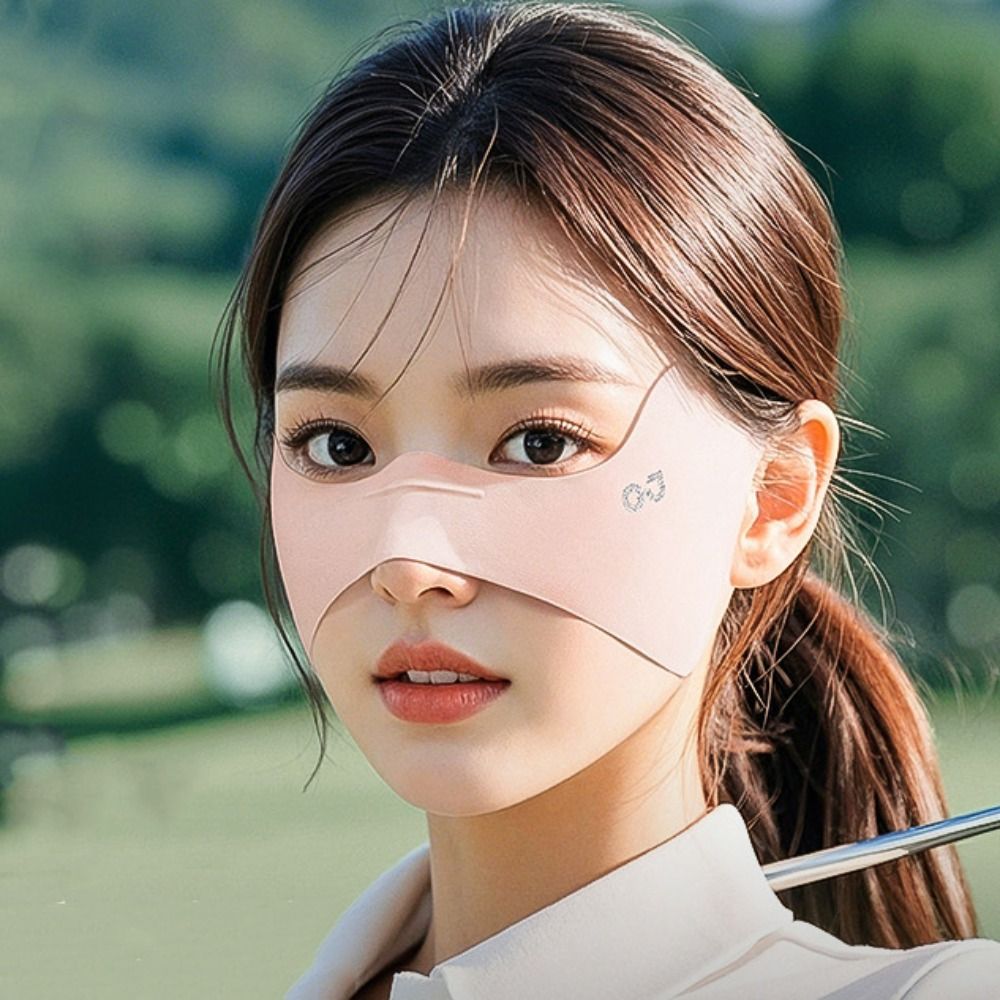 Golf Umbrella - Summer Elastic Ice Silk Mask Thin