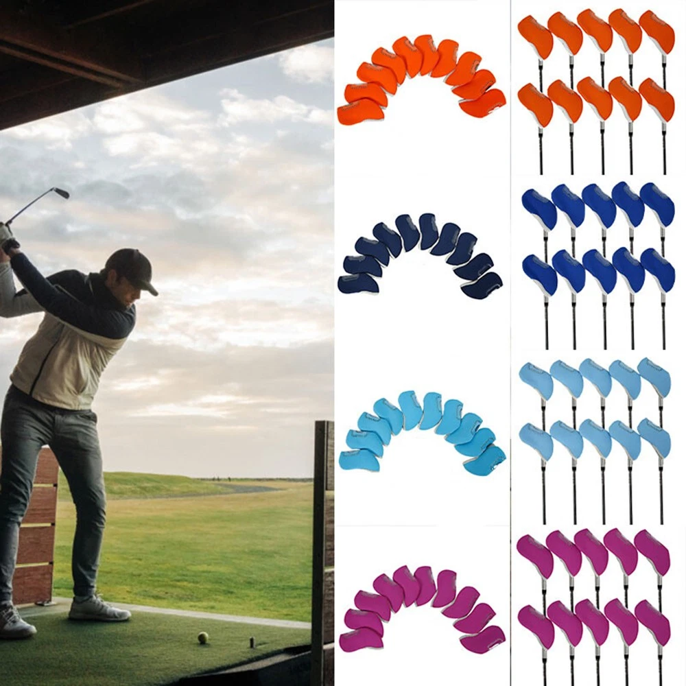 Golf Tees - Clear Visible Head Covers 10Pcs Golf