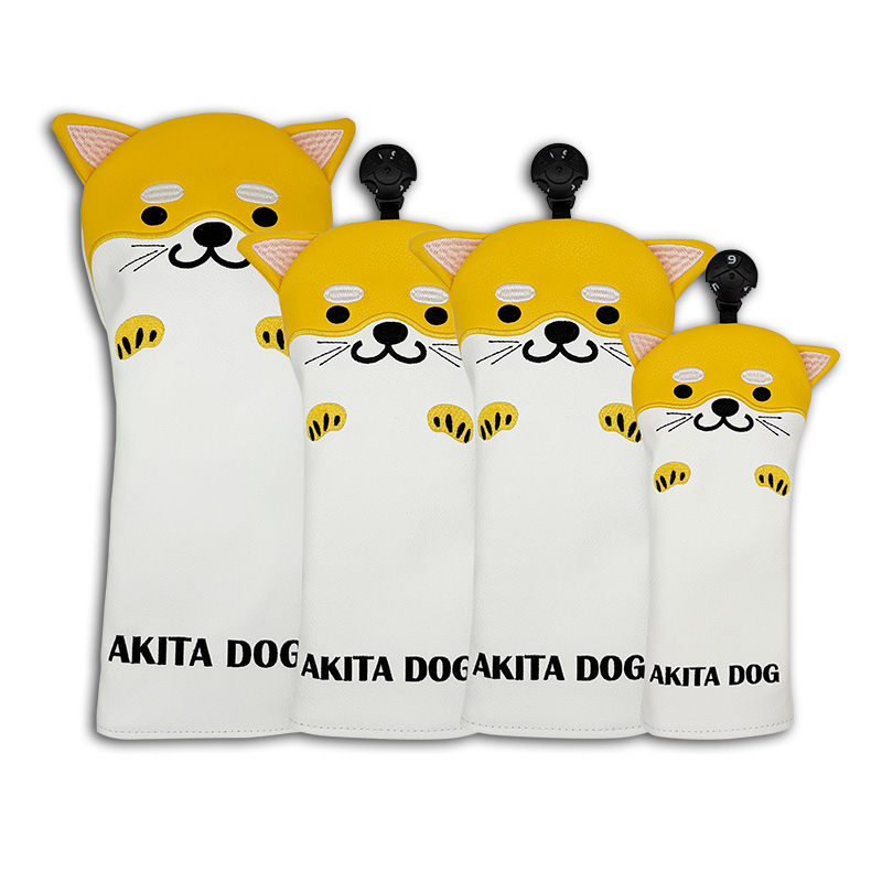 Golf Driver - Golf Club Headcovers Set Dog Cartoon