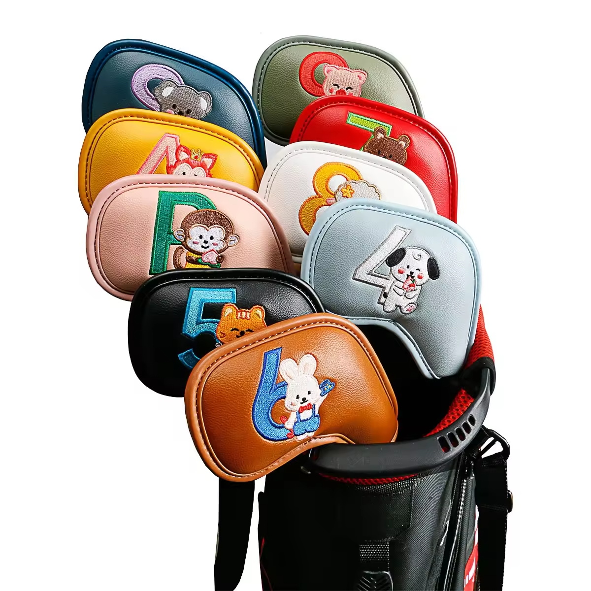 Golf Clubs - 9Pcs Cute Cartoon Animal Golf Iron