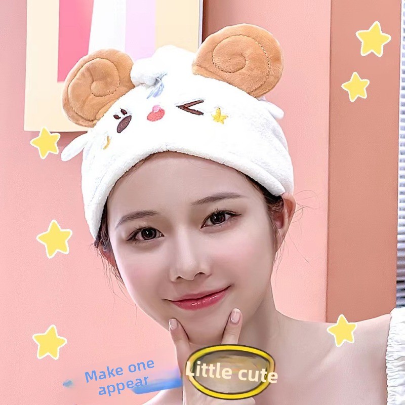 Cute Kawaii Sheep Dry Hair Cap - Golf Towel ulasan dan harga