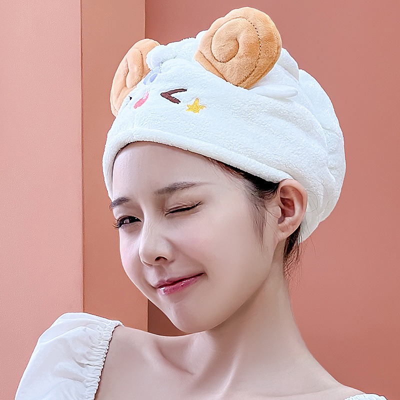 Cute Kawaii Sheep Dry Hair Cap - Golf Towel ulasan dan harga