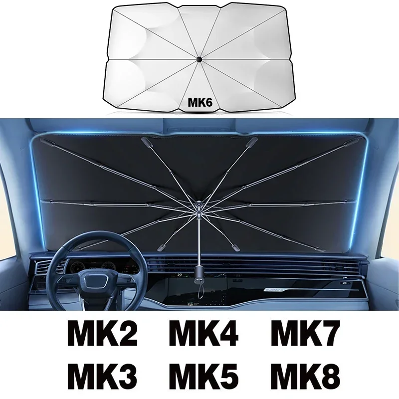 Car Windshield Sun Shade Block - Golf Umbrella ulasan dan harga
