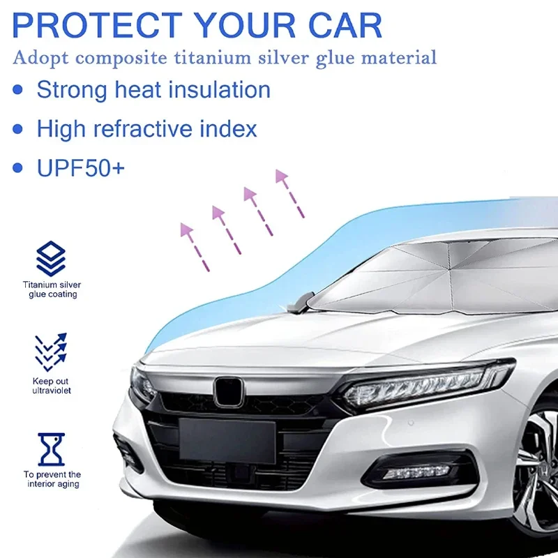 Car Windshield Sun Shade Block - Golf Umbrella ulasan dan harga