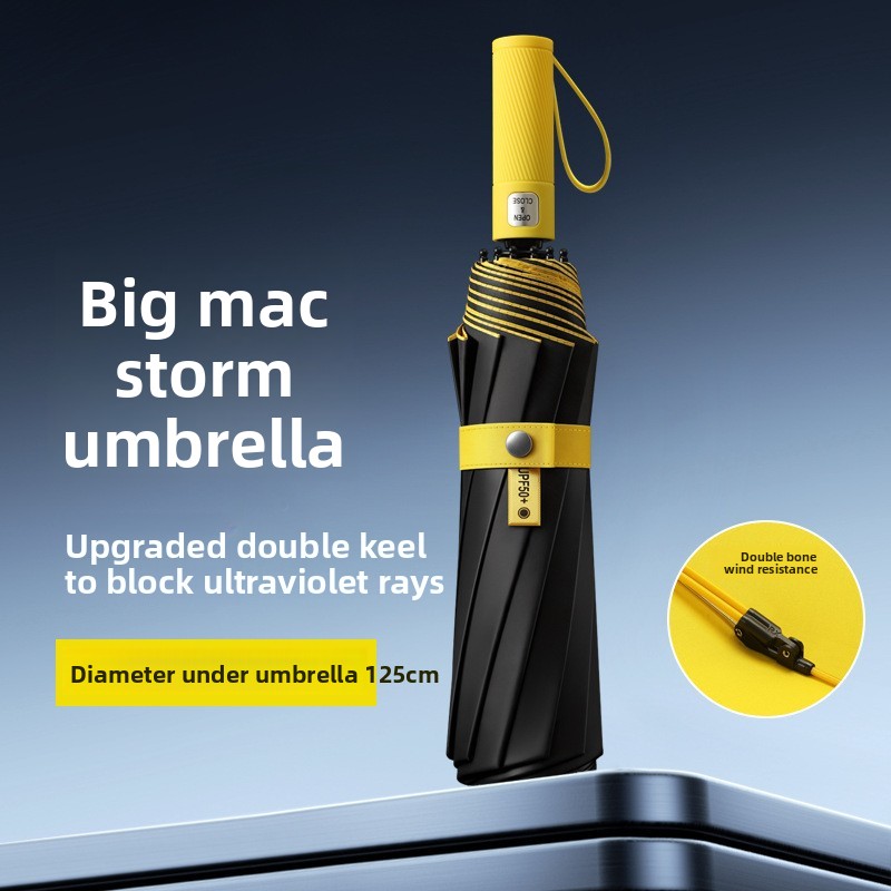 125CM Triple Fold Double Layer - Golf Umbrella Large ulasan dan harga