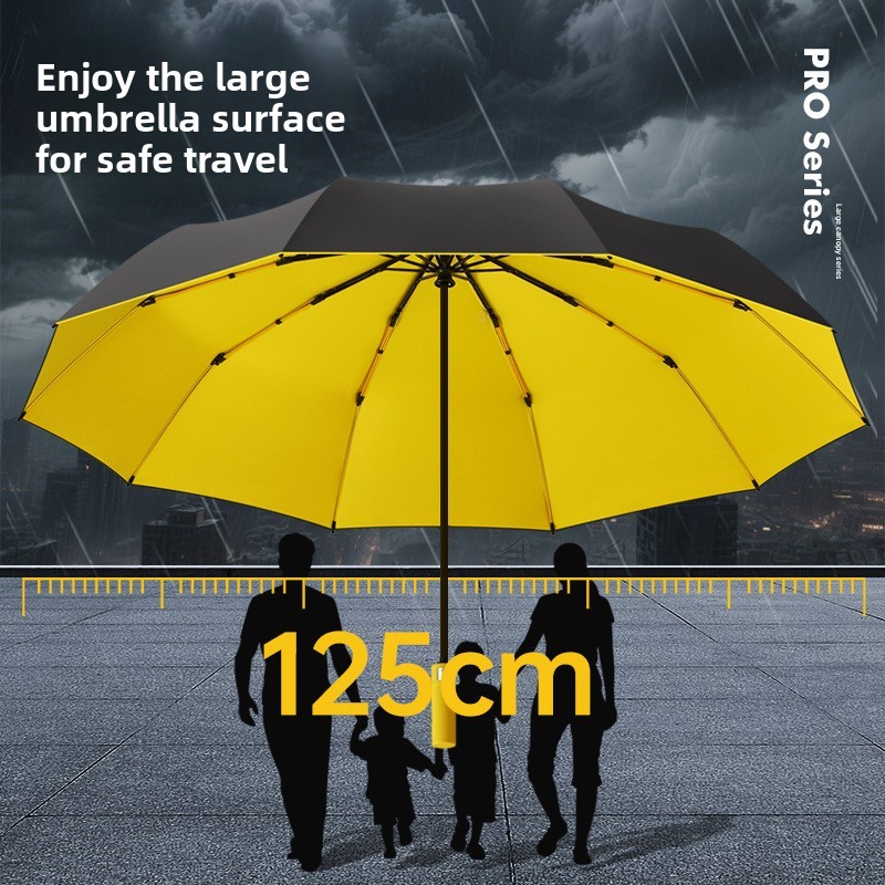 125CM Triple Fold Double Layer - Golf Umbrella Large ulasan dan harga