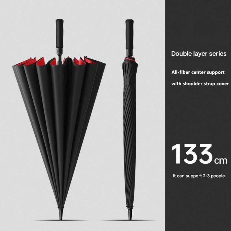 30 Inch 16 Ribs Automatic Doub - Golf Umbrella ulasan dan harga