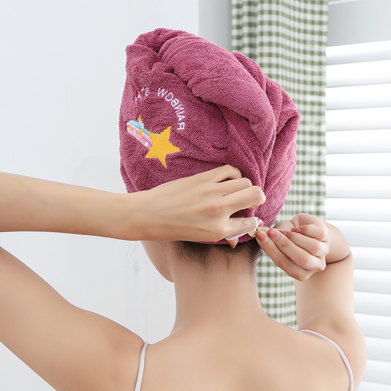 1pc Quickly Dry Hair Hat Super - Golf Towel ulasan dan harga
