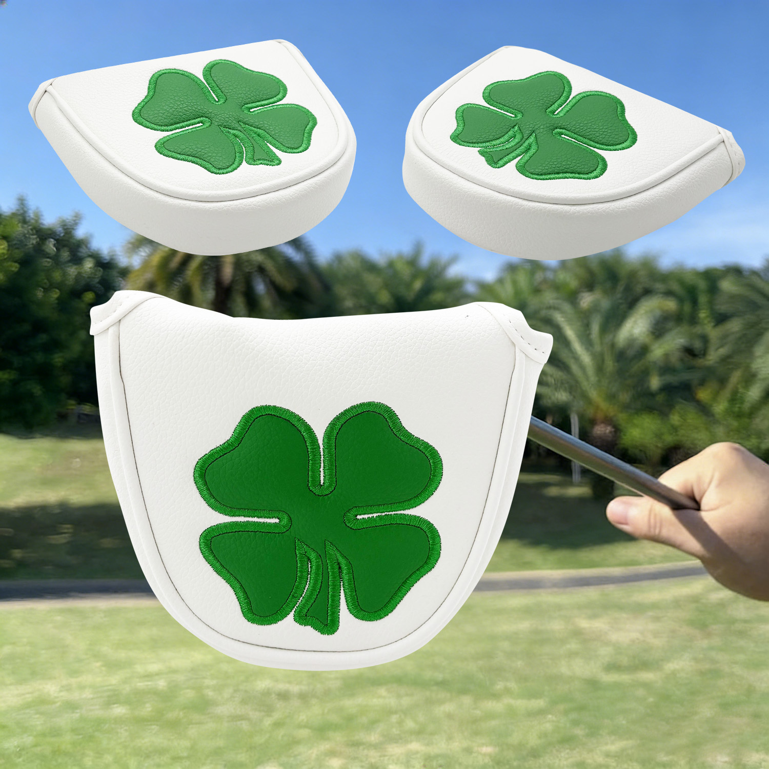 1pc Putter Head Cover, 'Clover - Golf Tees ulasan dan harga