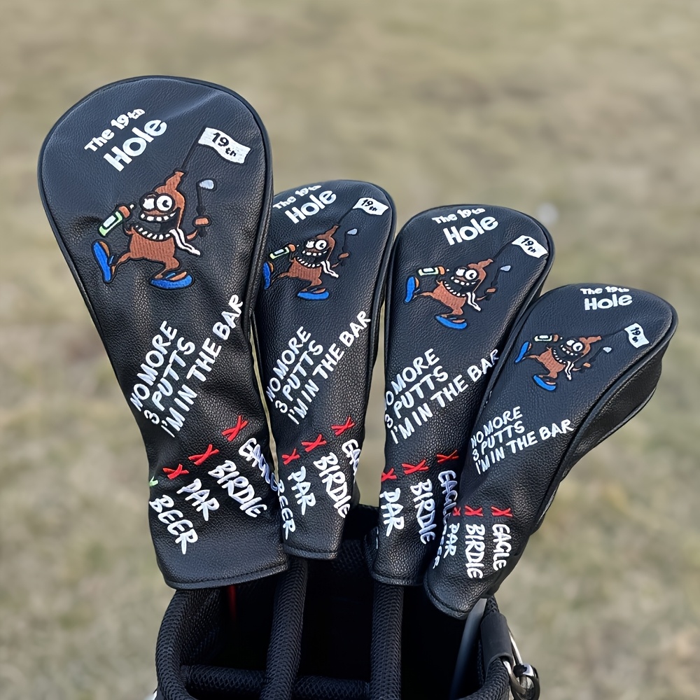 1pc/4pcs Cartoon Pirate Patter - Golf Driver ulasan dan harga