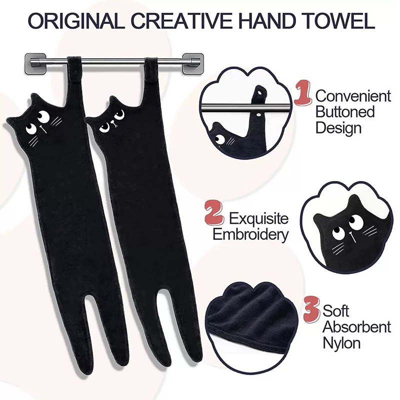 Funny Cat Hand Towels Kitchen  - Golf Towel ulasan dan harga