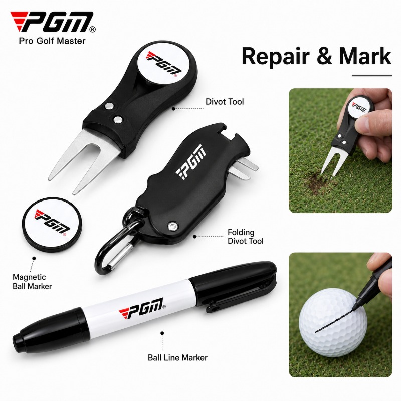 PGM Golf Club Cleaning Kit Mic - Golf Towel ulasan dan harga