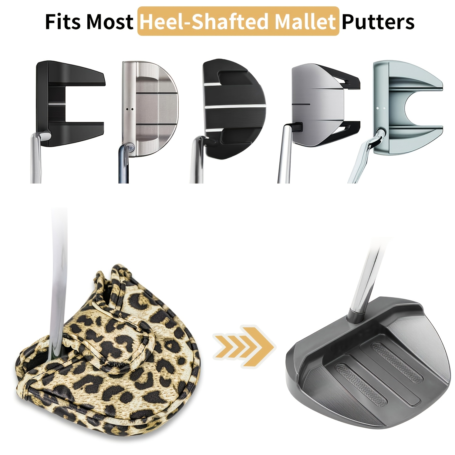 1pc Leopard Print Golf Putter  - Golf Tees ulasan dan harga