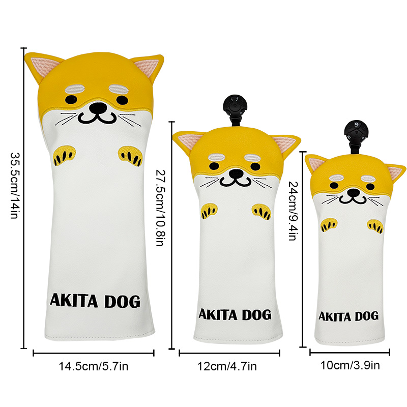 Golf Club Headcovers Set Dog C - Golf Driver ulasan dan harga