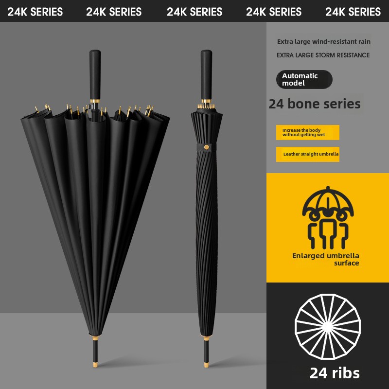 Straight 24 Rib Umbrella Women - Golf Umbrella Large ulasan dan harga