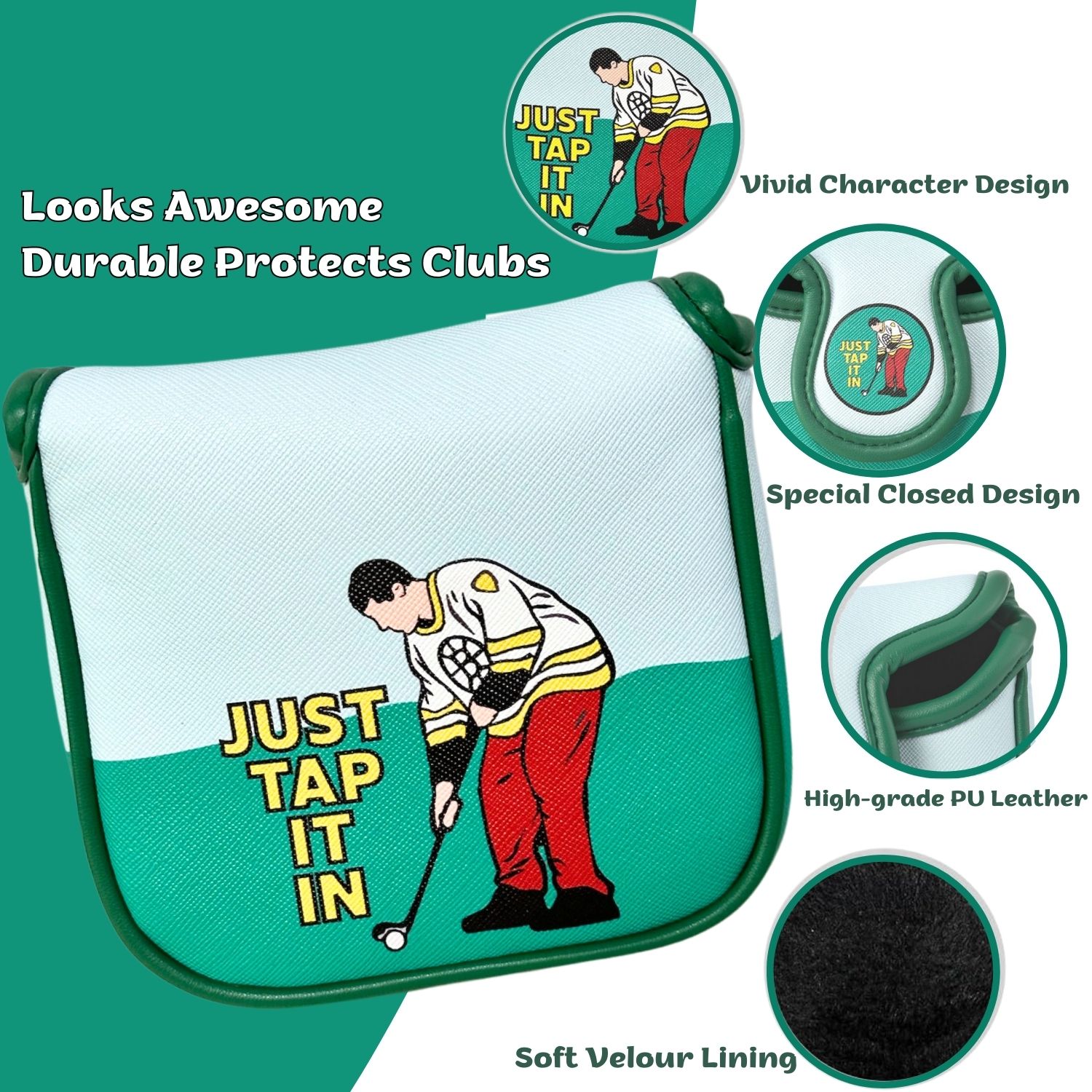 Premium Putt Cover for DF3, Go - Golf Putter ulasan dan harga