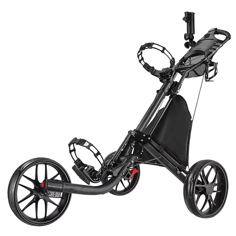 Golf Push Cart 4 Wheel Sturdy  - Golf Umbrella ulasan dan harga