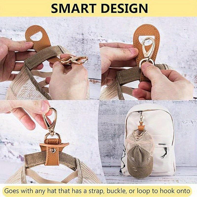 Hat Clip Leather Portable  Gol - Golf Gloves ulasan dan harga
