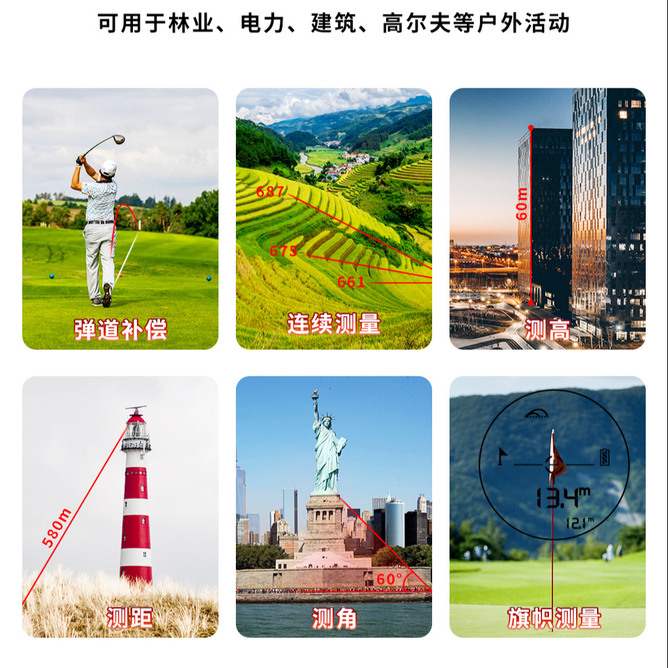 High Precision Golf Laser Rang - Golf Rangefinder ulasan dan harga