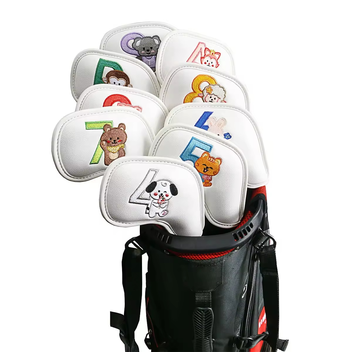 9Pcs Cute Cartoon Animal Golf  - Golf Clubs ulasan dan harga