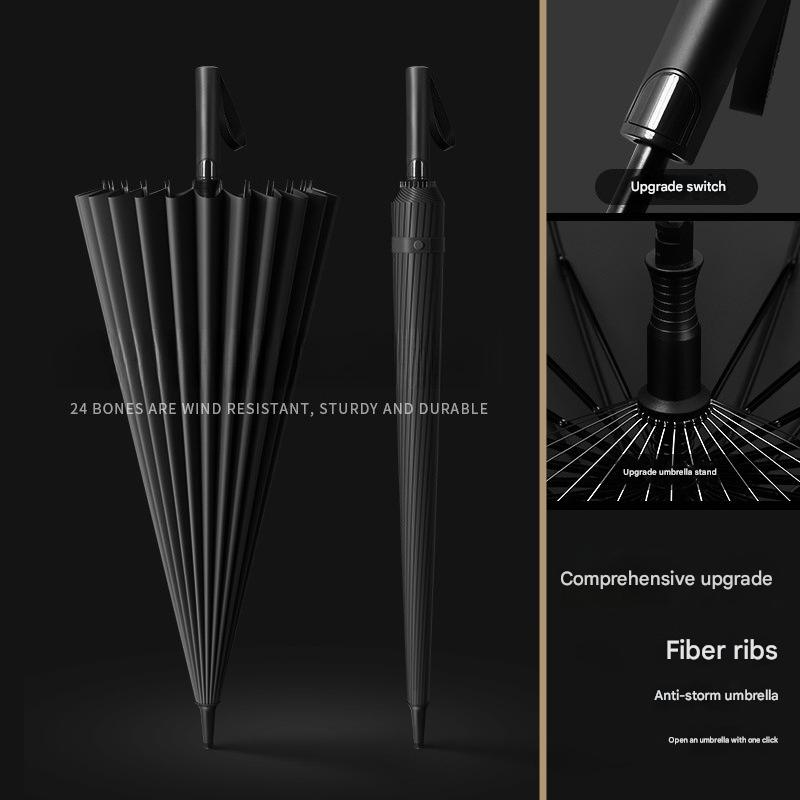 24-bone Long-handled Umbrella  - Golf Umbrella ulasan dan harga