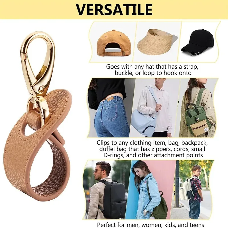 Travel Hat Clip Leather Simple - Golf Gloves ulasan dan harga