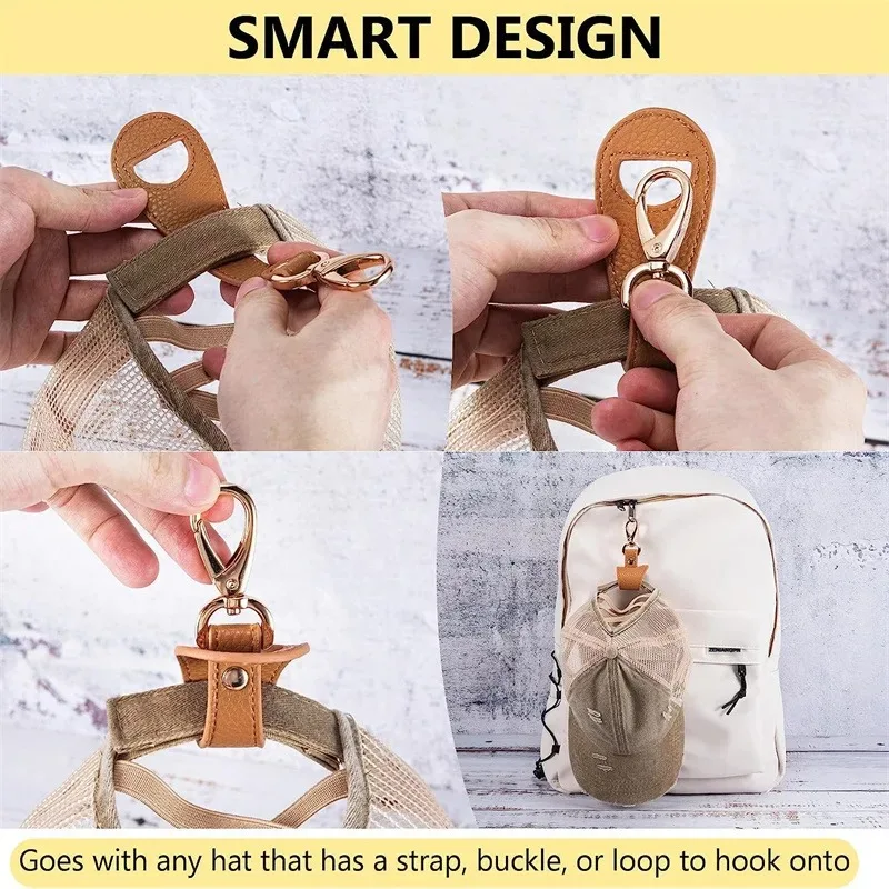 Travel Hat Clip Leather Simple - Golf Gloves ulasan dan harga