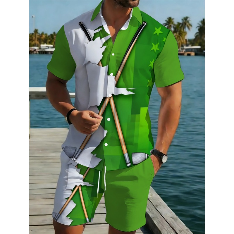 Men's Lightweight Casual Green - Golf Clubs ulasan dan harga