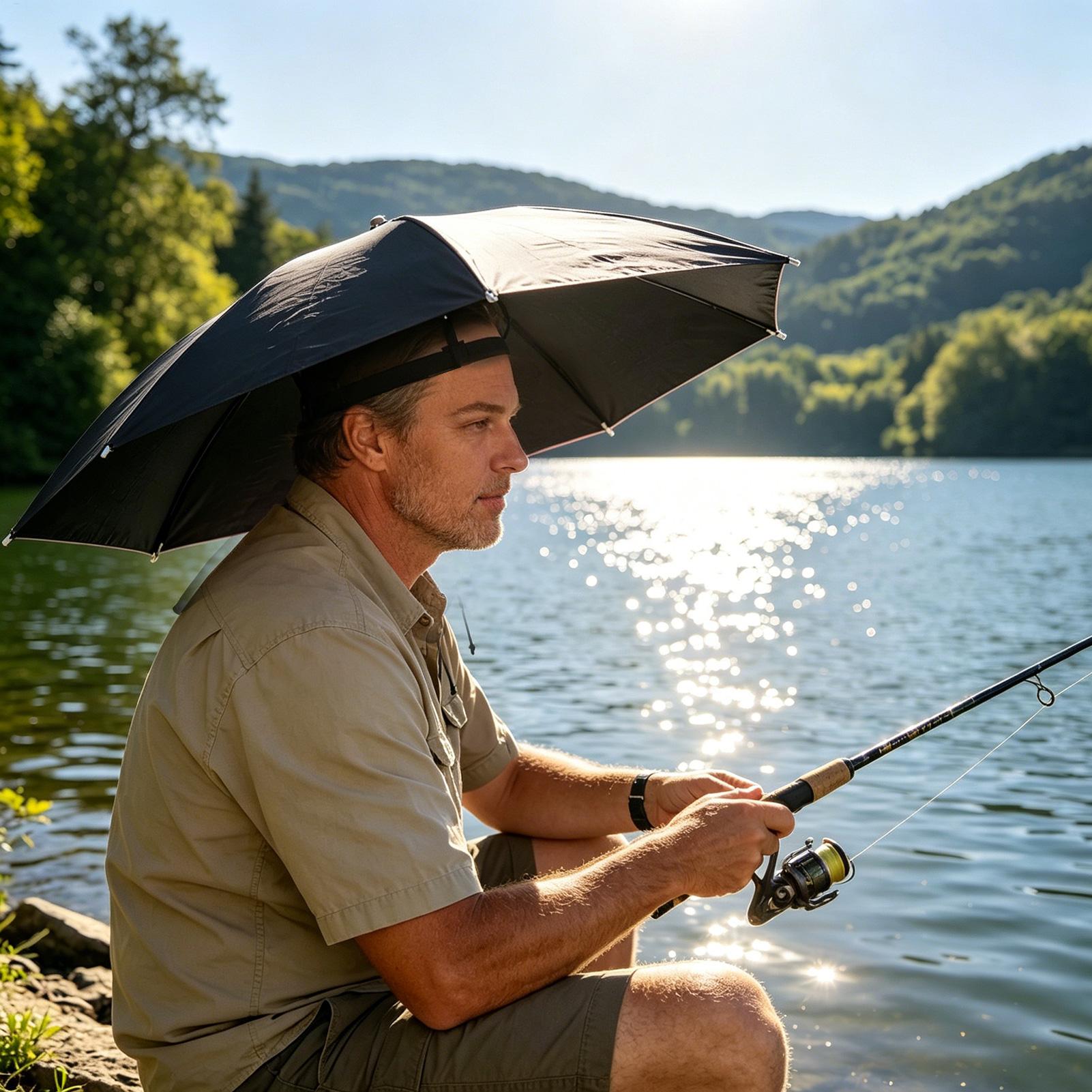 Folding Umbrella Hat Waterproo - Golf Umbrella ulasan dan harga